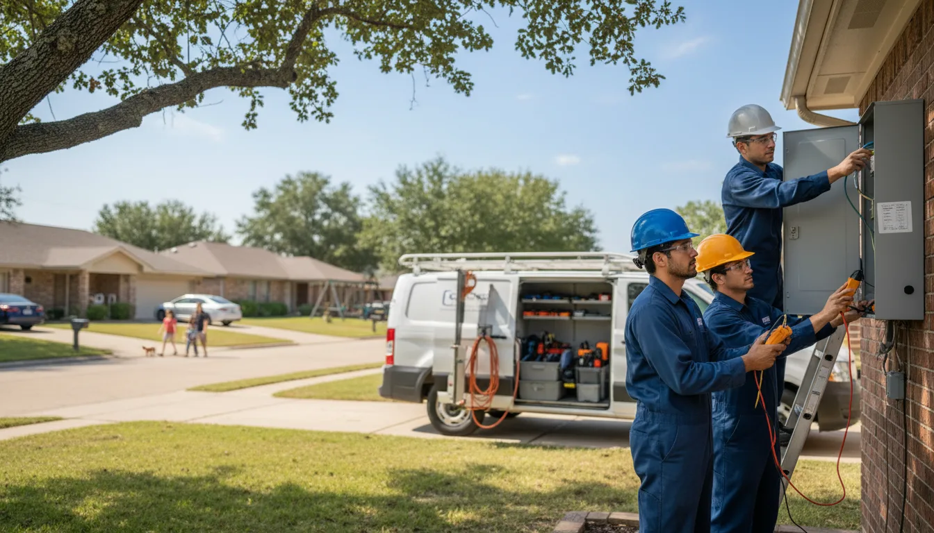 Certified electrician providing emergency electrical services in Holloway, MN